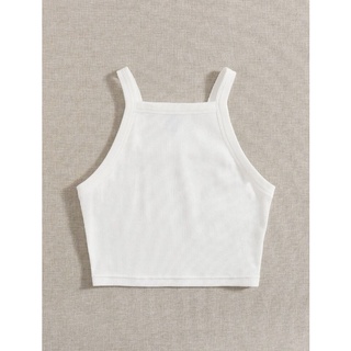 [Hàng order Shein] Áo yếm croptop màu trơn form basic