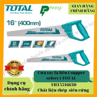 Cưa tay cưa lá liễu 16 inch 400mm total tht551663d