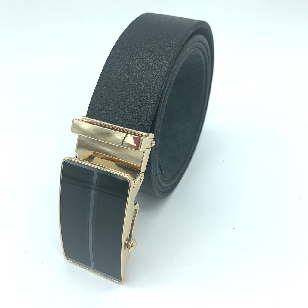 Thắt lưng da bò nguyên miếng- Khóa lăn. Cam kết da bò thật 100