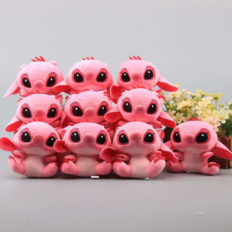 Móc Khóa Hình Nhân Vật Stitch Nhồi Bông Đáng Yêu Xinh Xắn