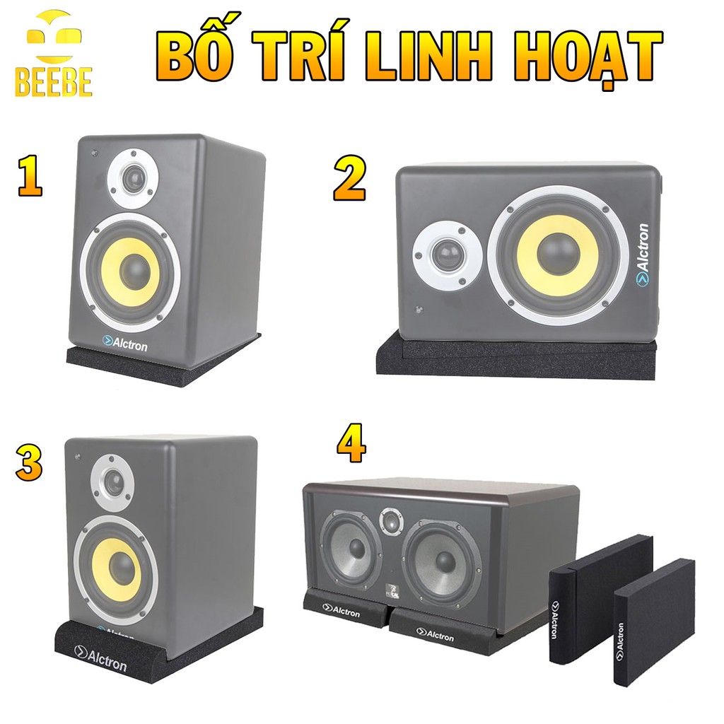 Đế Loa Kiểm Âm Chống Rung Bằng Mút Siêu Đặc Cao Cấp Alctron