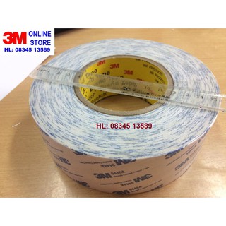 BĂNG KEO 2 MẶT 3M 9448A Khổ 50mm x 50m