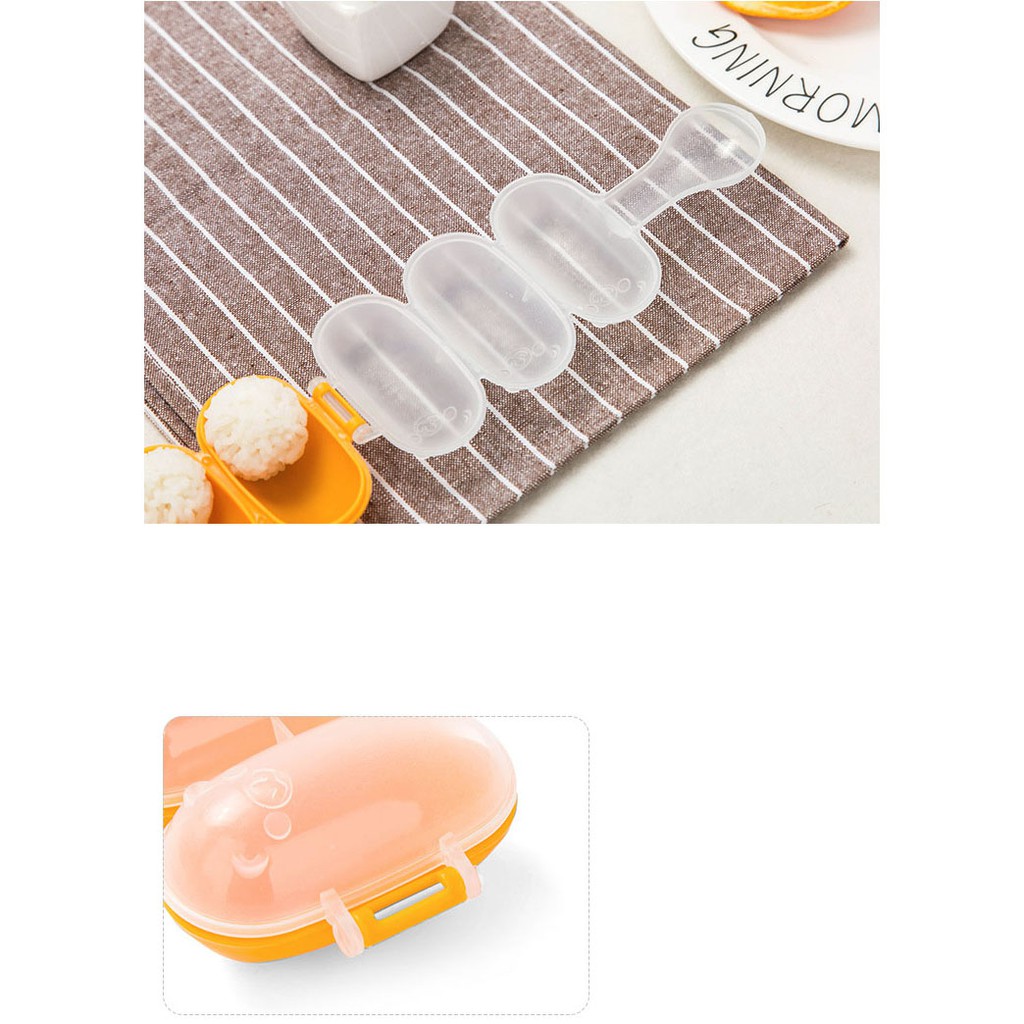 Bộ khuôn lắc cơm tạo hình cho bé ăn dặm
