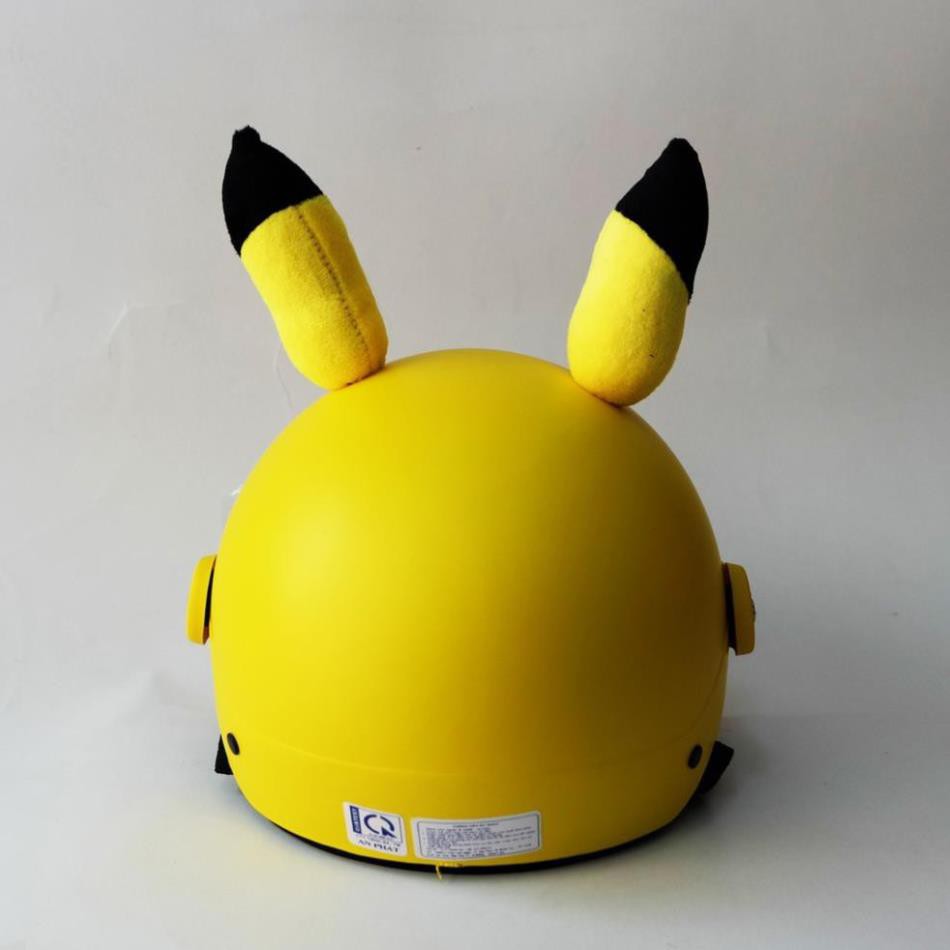 MŨ BẢO HIỂM TRẺ EM,CHO BÉ 2 ĐẾN 8 TUỔI,PIKACHU CÓ KÍNH-ĐẠT CHUẨN