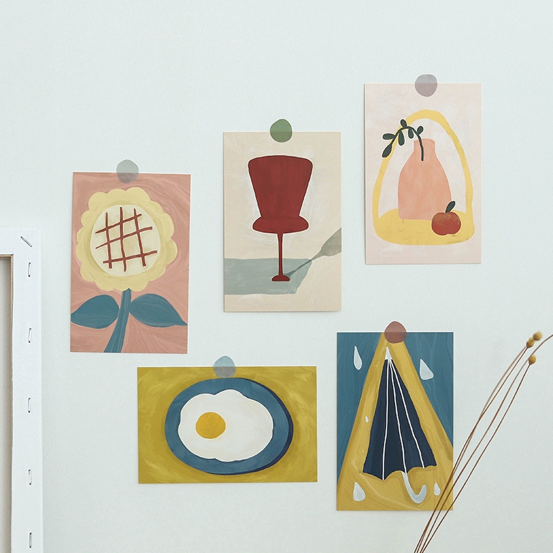 Miêng dán trang trí hình tròn nhiều màu sắc