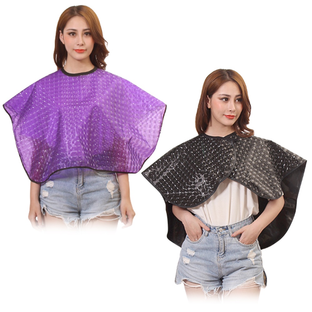Hw Áo Choàng Nhuộm Tóc Ngắn Không Thấm Nước Chuyên Nghiệp