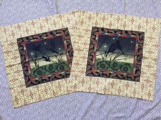 Set vỏ gối tựa ghép quilt
