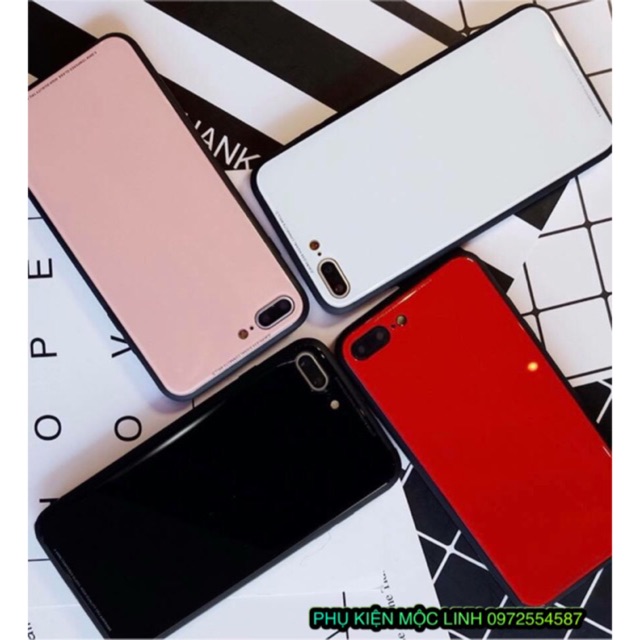 🍬 ỐP CHÍNH HÃNG SULADA MẶT LƯNG GƯƠNG KÍNH CƯỜNG LỰC IPHONE 6 6plus 7 7plus 8 8plus X