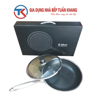 Chảo chiên - rán nhập khẩu hàn quốc-siêu bền,siêu chống dính
