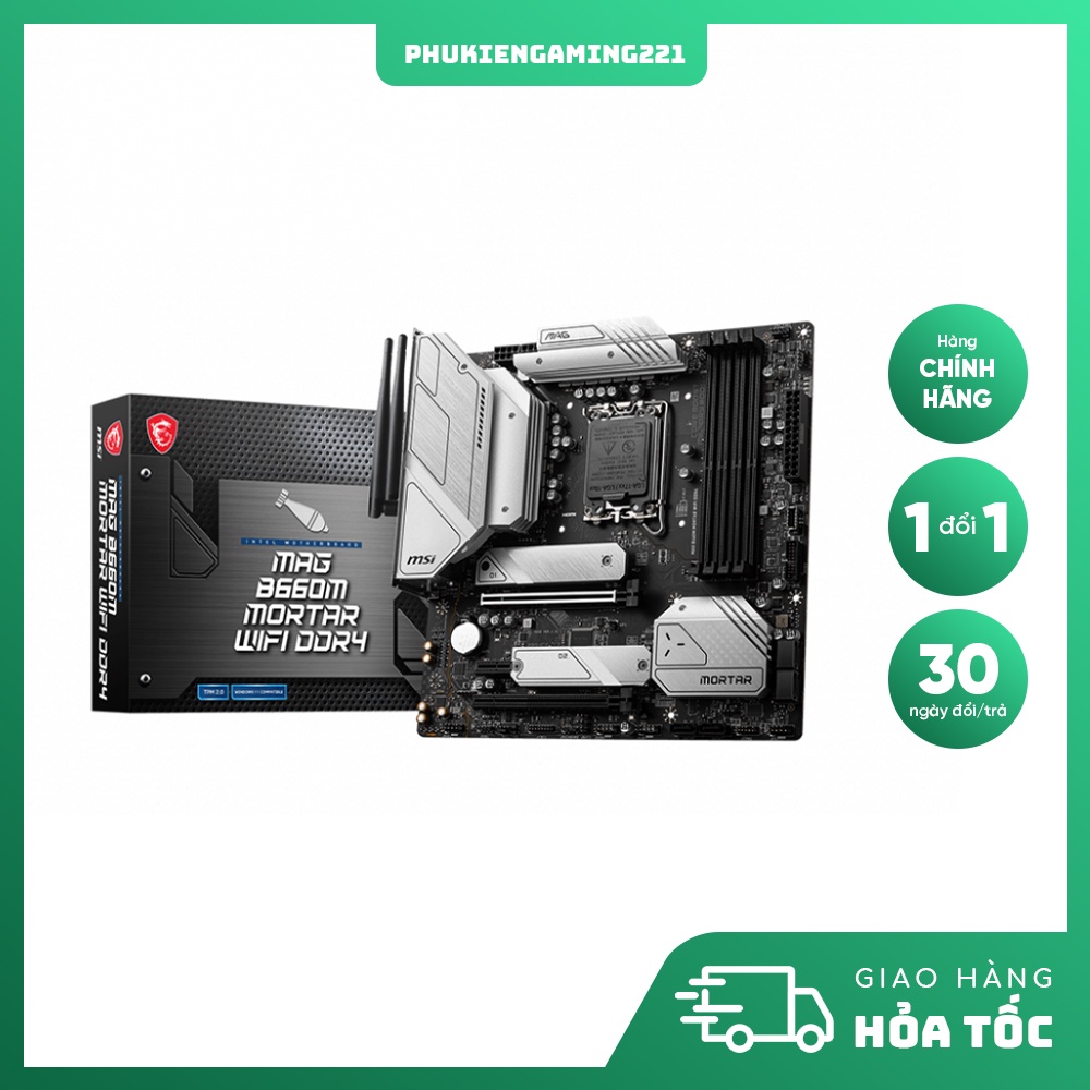 Bo Mạch Chủ Mainboard MSI MAG B660M MORTAR DDR4 Hàng Chính Hãng Bảo Hành 36 Tháng