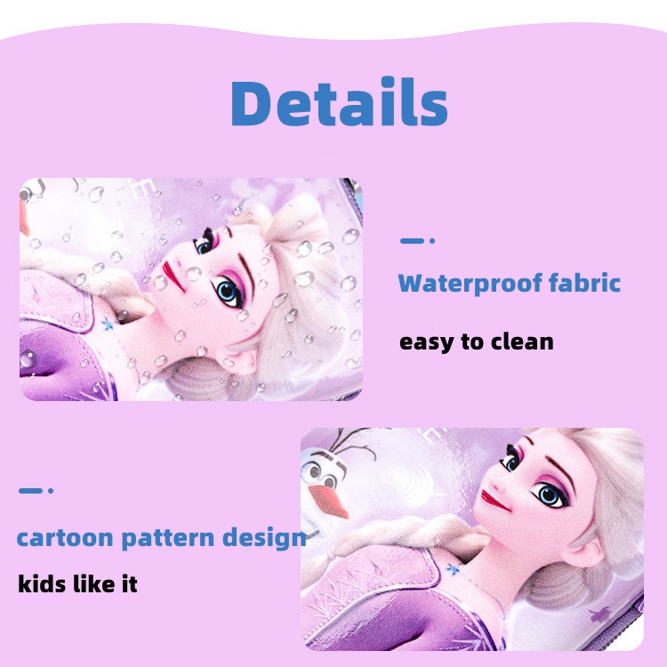 SABUY Frozen Elsa Kids Sling Bag Disney Mickey Minnie Children Crossbody Bag Túi chống thấm nước Phim hoạt hình dễ thương