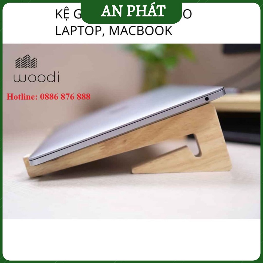 ❤️ Đế dựng Laptop Kiểu Dáng Thiên Nga Dạng Chữ V Kê Tản Nhiệt Kiêm Dựng Gọn Laptop MacBook Từ Gỗ Thông Tự Nhiên.