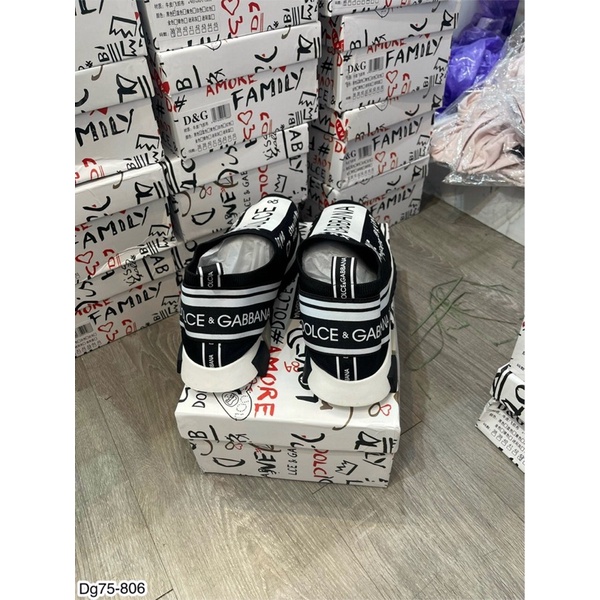 [ Có Video ]Giày DG Slipon Cổ Chun In Hình Siêu Đẹp - Giày Slipon DG Siêu Cấp Full Box Phụ Kiện