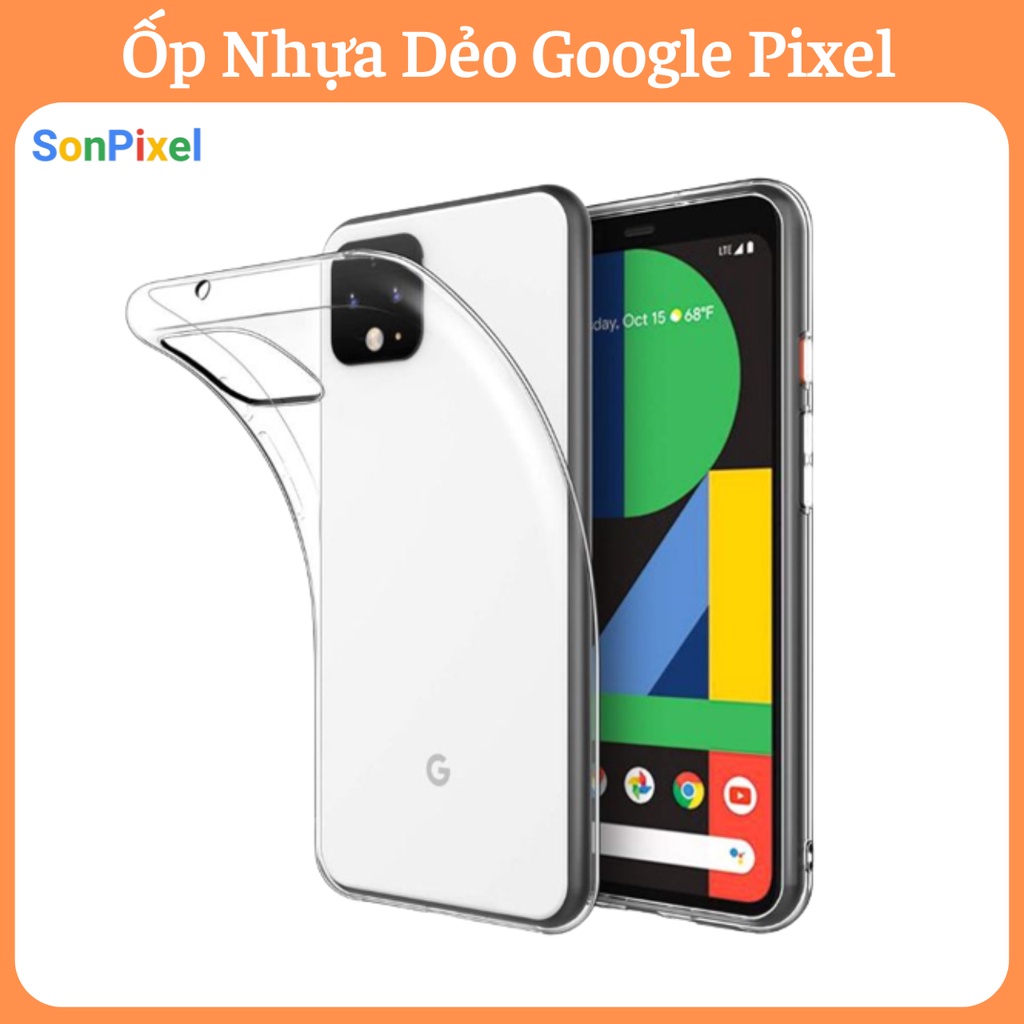 Ốp Lưng Cho Điện Thoại GG Google Pixel 2 / 2 XL / 3 / 3 XL / 3 A/ 3 A XL / 4 / 4 XL / 4a / 4a 5g/5/6 ốp nhựa dẻo