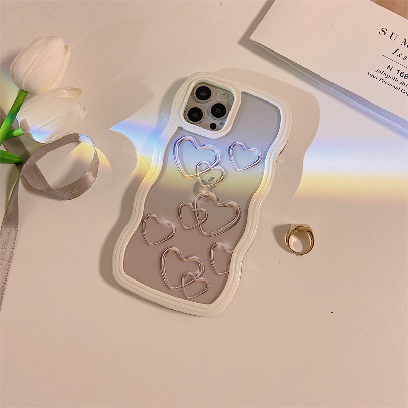 Ốp Điện Thoại Silicone Mềm Trong Suốt Viền Kim Loại Chống Sốc Chống Nước Cho iPhone