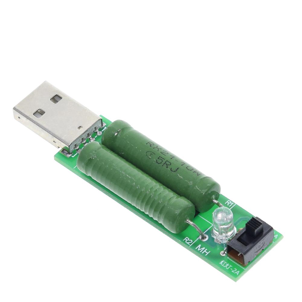 Usb Kiểm Tra Điện Trở 2a / 1a Có Đèn Led Xanh Lá / 2a