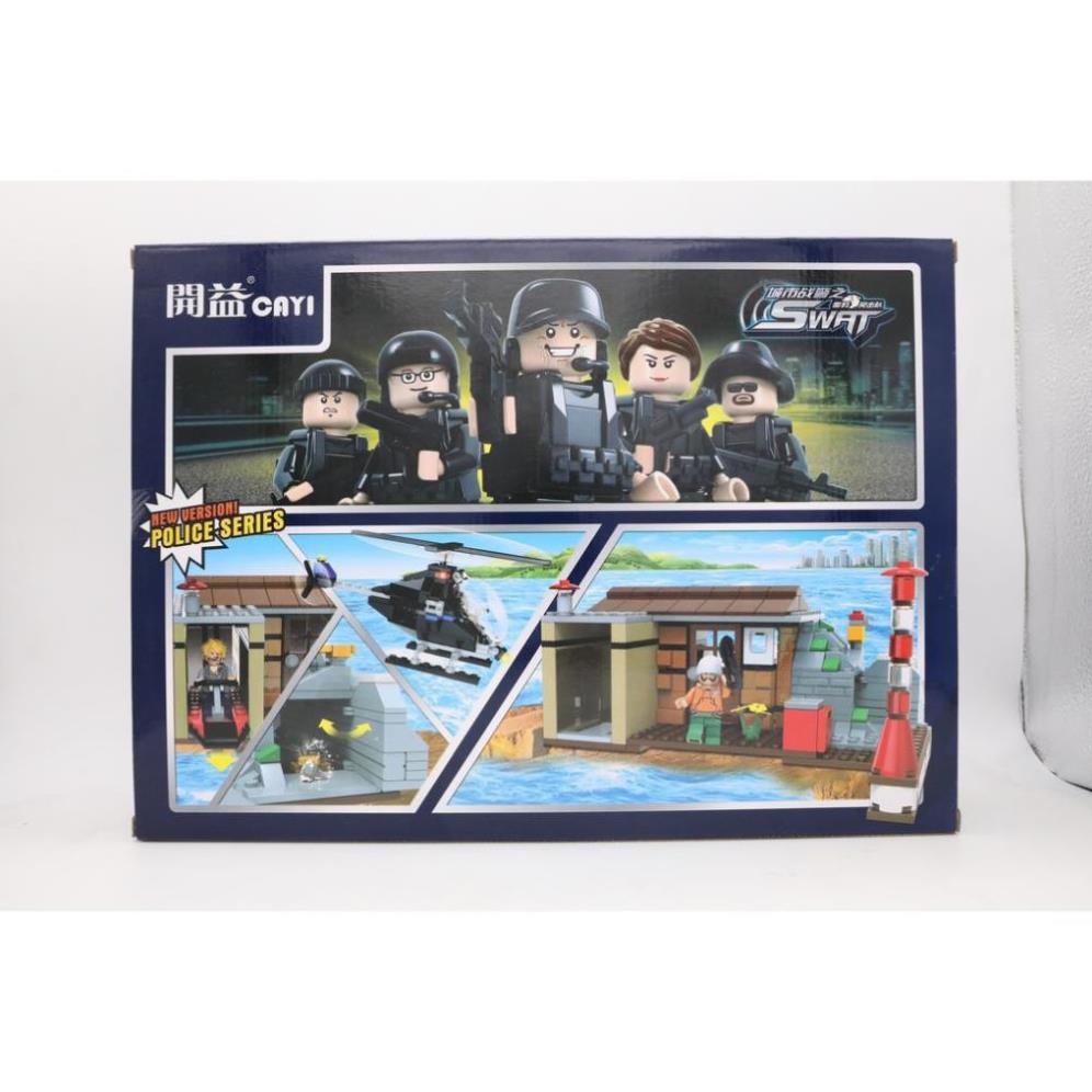 Lego Ghép Hình Căn Cứ Trên Biển Swat SP1513