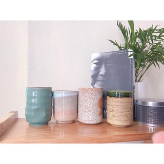 Cốc gốm uống trà phong cách Nhật Bẩn