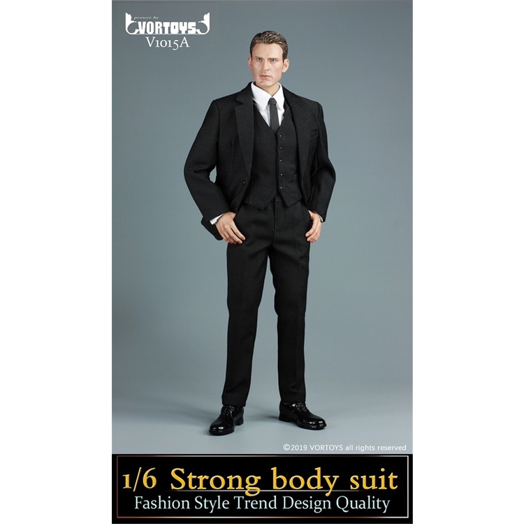 Mô hình trang phục Nam 1/6 Vest Suit V1015 - Hãng VORTOYS
