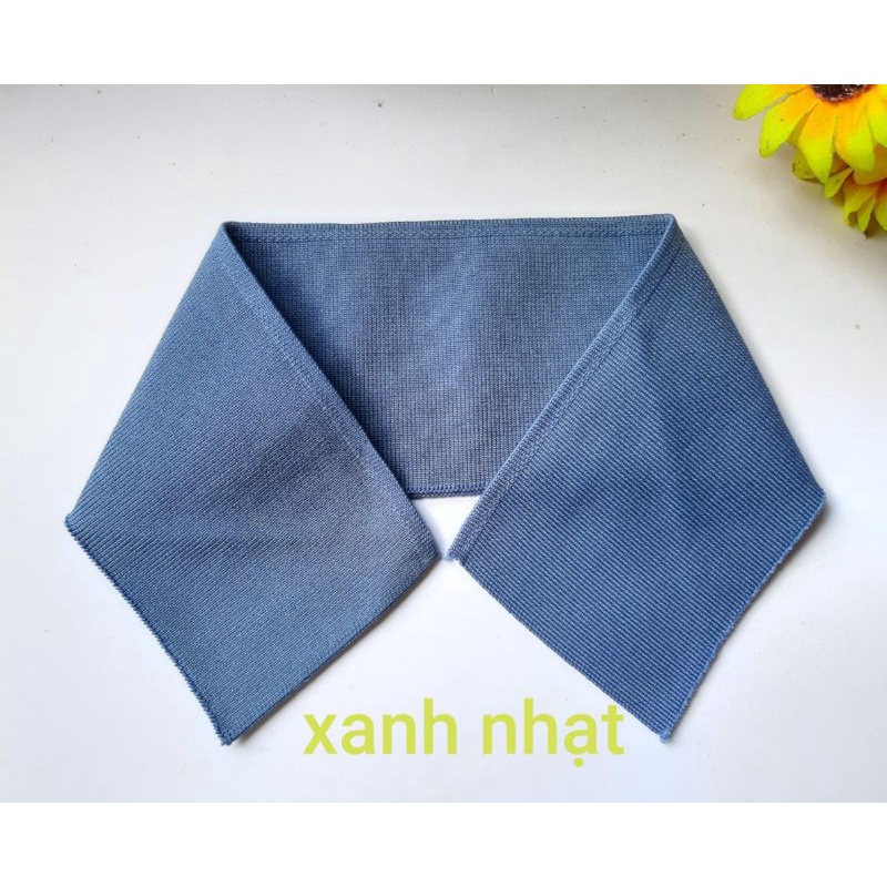 Bo cổ áo phông bản to 8.5cm nhiều màu