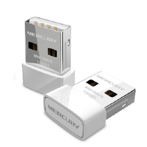 [BH 3 THÁNG] USB Wifi thu sóng Mini Không Dây Mercury tốc độ 150Mbps