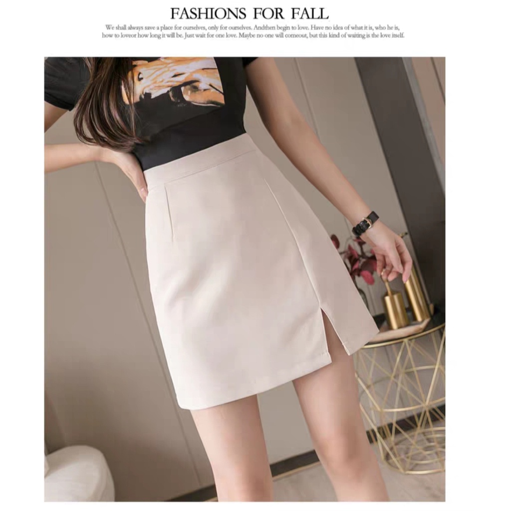 Chân Váy Chữ A Xẻ Đùi Có Lót Quần Bên Trong | BigBuy360 - bigbuy360.vn