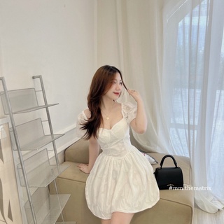 Váy hoa cúp ngực (ảnh thật tự chụp)