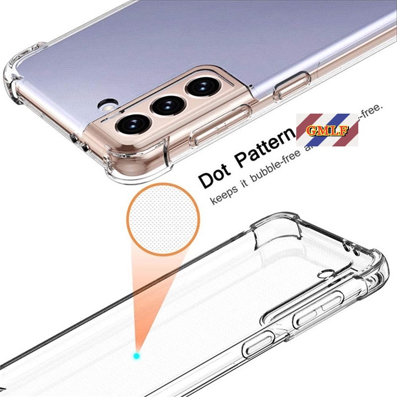 Ốp Điện Thoại TPU Dẻo Trong Suốt Chống Rơi Cho Samsung Galaxy S8 S9 S10 S20 S21 FE Note 10 Lite Plus 20 Ultra