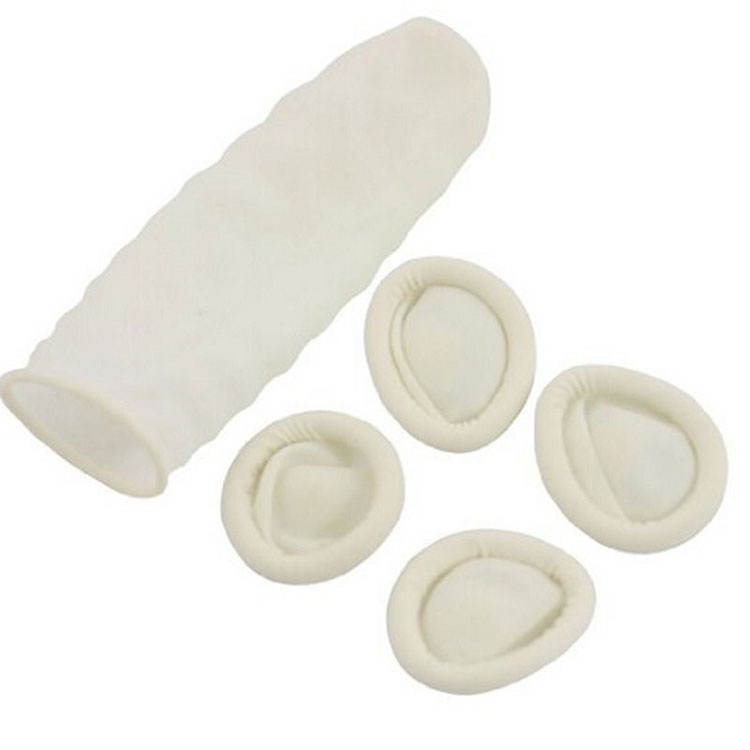 (Hàng Mới Về) Set 100 Găng Tay Cao Su latex Bảo Vệ Ngón Tay Chống Trượt