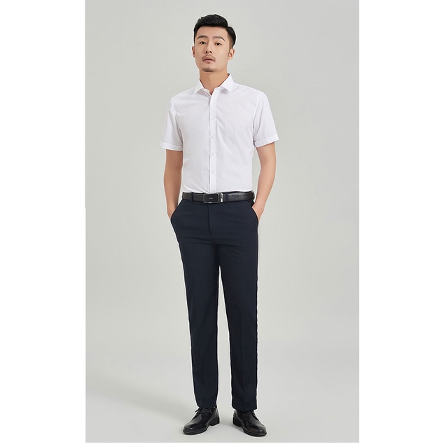 Áo Sơ Mi Nam Ngắn Tay OFS trẻ trung cao cấp Loại Đẹp Dáng Slimfit Dễ Phối Đồ Đi Học Đi Làm | BigBuy360 - bigbuy360.vn