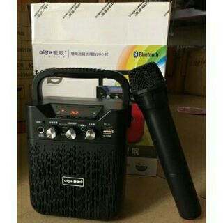 Loa karaoke bluetooth aige s32 kèm 1 micro không dây.