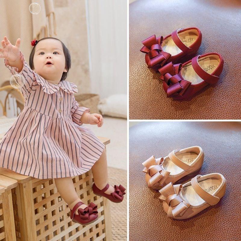 Giày Búp Bê BOBORA Phối Nơ Xinh Xắn Cho Bé Gái (1-7 Tuổi)
