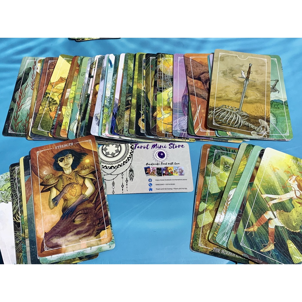 Bộ bài Ostara Tarot size 7 x 12 cm