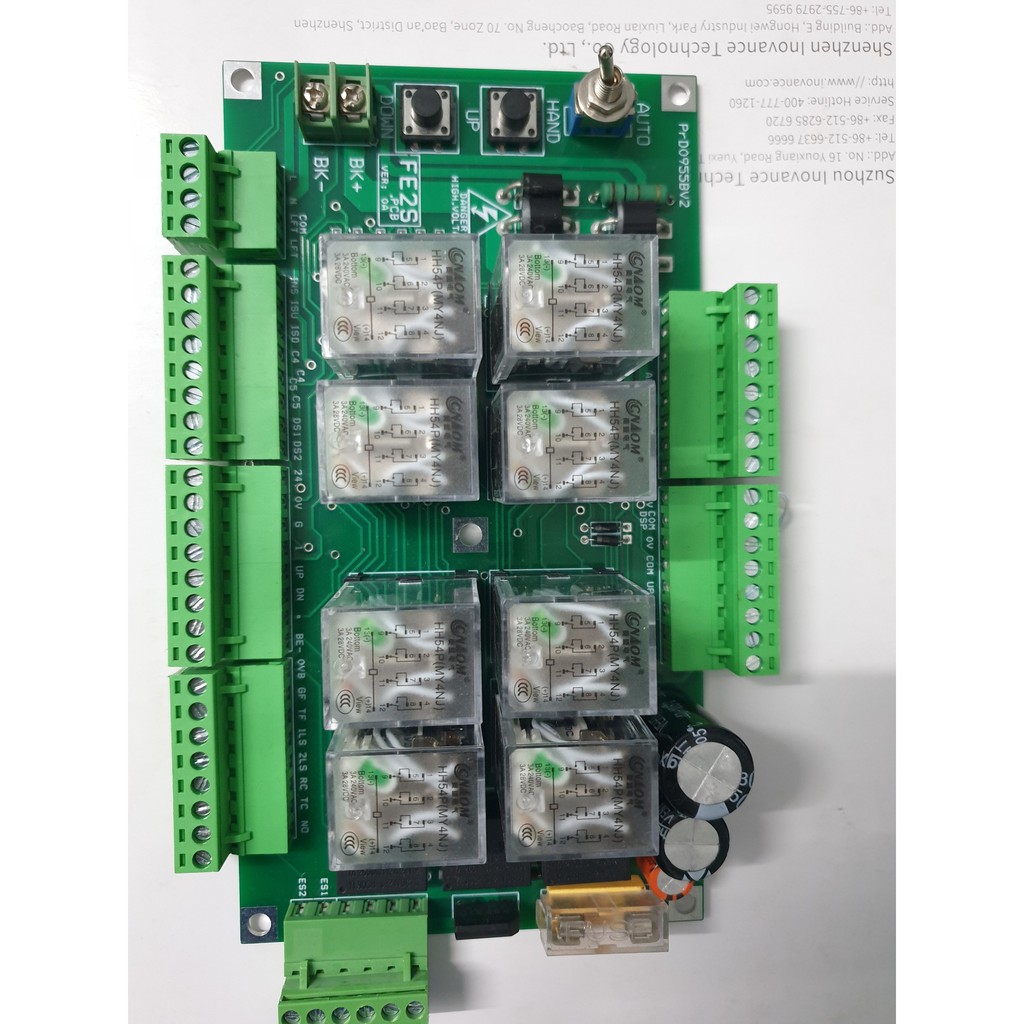 Board relay Điều Khiển Thang tải hàng
