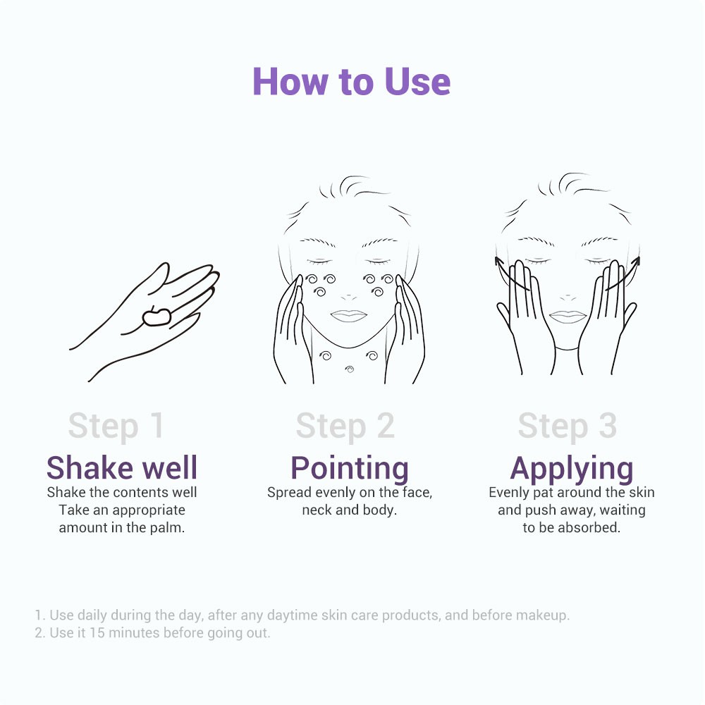Kem chống nắng Lanbena trắng da chống UV kiềm dầu làm sáng màu da chăm sóc da hiệu quả 40ml