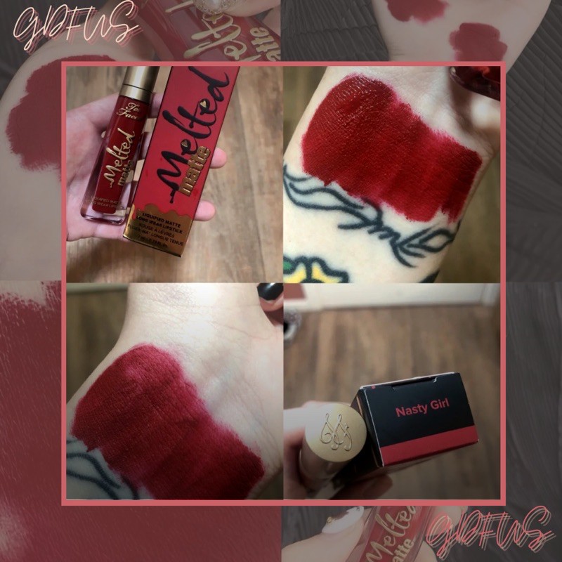 Son kem lì Too Faced Melted Matte Liquid Lipstick - màu Nasty Girl