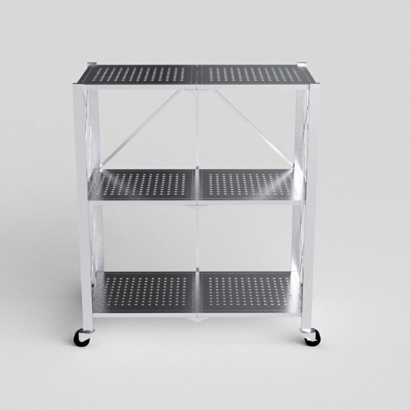 kệ xếp inox thông minh có bánh xe loại 1