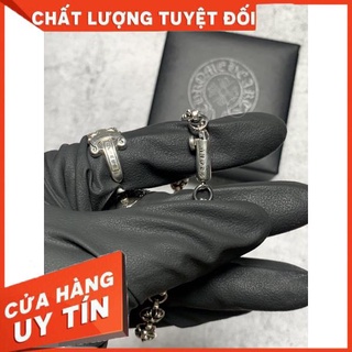 Lắc tay Chrome Heart Multi ball bạc khoá xịn - Chrome Heart Store