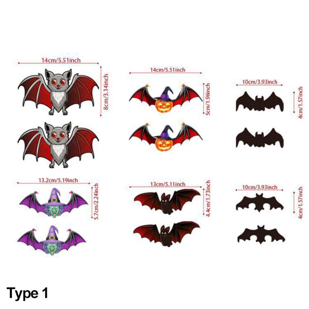 Bộ 12 Sticker Hoạt Hình Trang Trí Halloween