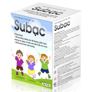 Thực pphẩm bảo vệ sức khoẻ cho bé cốm su bạc hộp 15 gói