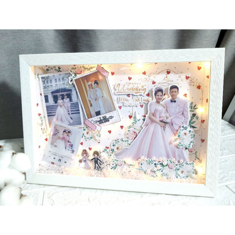 Khung cưới trang trí hoàn thiện