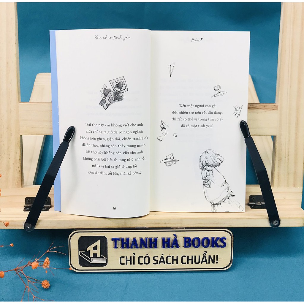 Sách - Xin Chào Tình Yêu (Kèm Bookmark) - Những cảm xúc về tình yêu - Hiên - Thanh Hà Books HCM