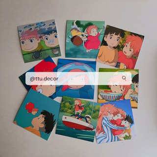 Set postcard anime phim hoạt hình decor