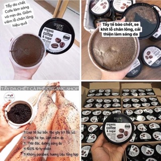 tẩy da chết cà phê oganic