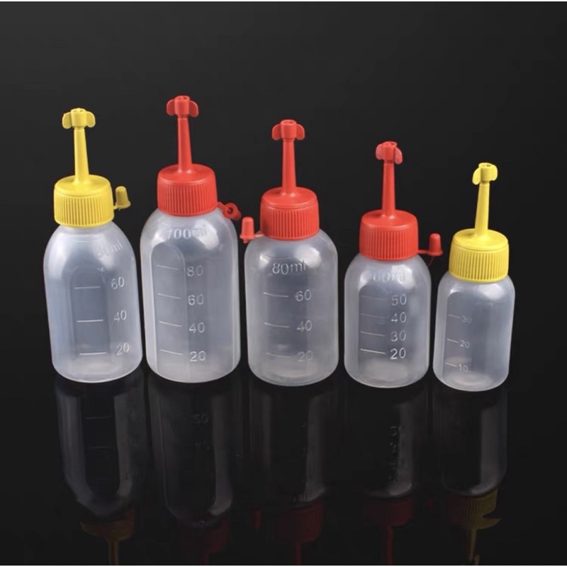 Lọ nhựa - lọ đựng tinh dầu 50ml 80ml 100ml có vạch chia có nút vặn