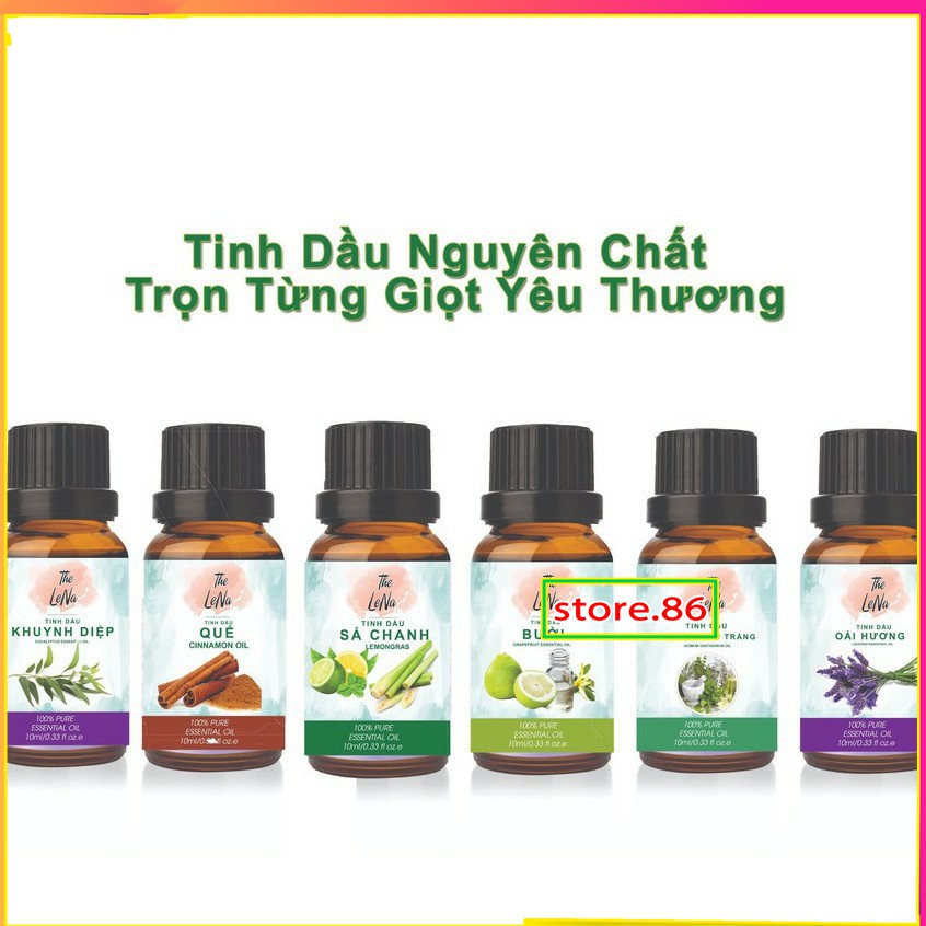 Tinh dầu thiên nhiên thơm phòng nguyên chất THE LENA 10ML Chưa Có Đánh Giá