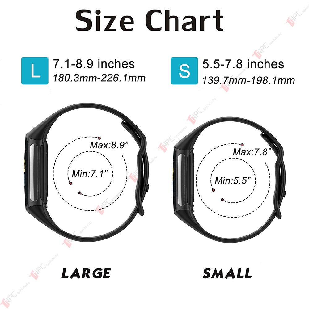 Dây Cao Su Thể Thao Nhiều Màu Dành Cho Đồng Hồ Sức Khỏe Fit.Bit Charge 5 Chất Liệu Silicone Mềm Mại Thoáng Khí