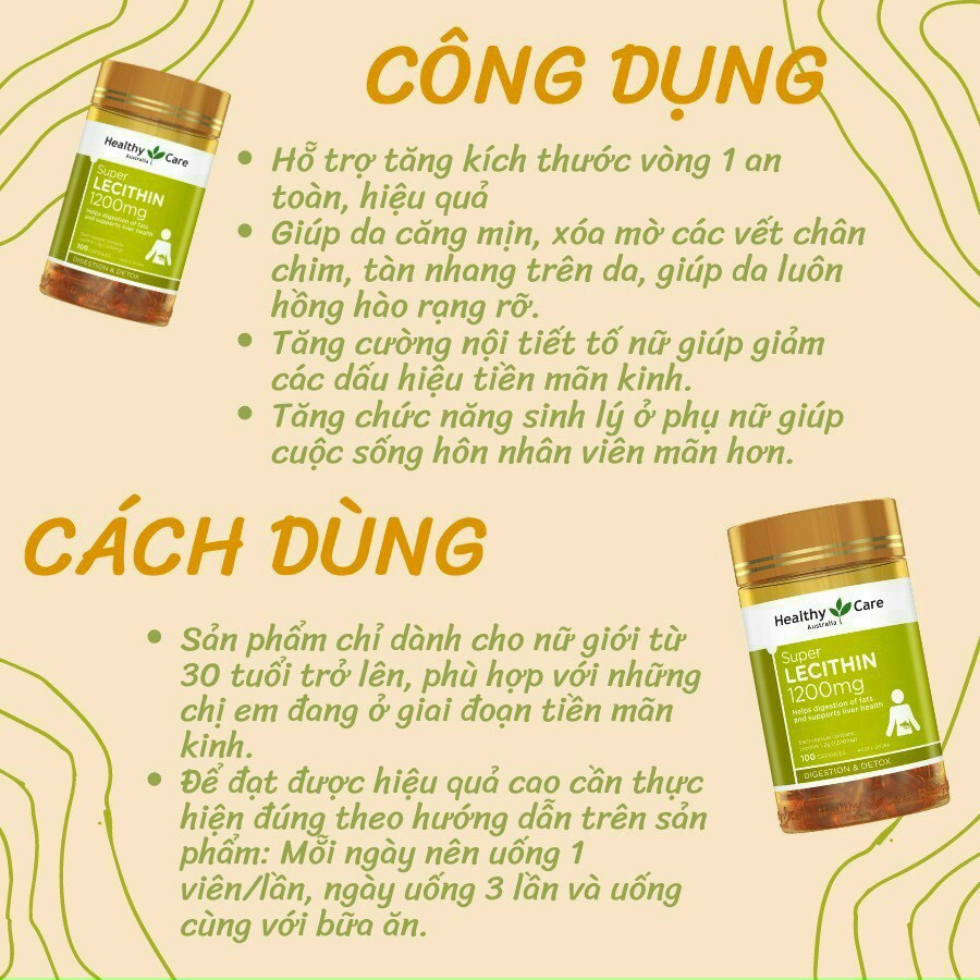 Mầm đậu nành healthy care super lecithin của úc - ảnh sản phẩm 7