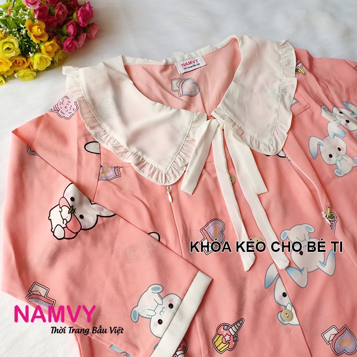 Đồ bộ bầu và sau sinh dài NAMVY size 45-63kg
