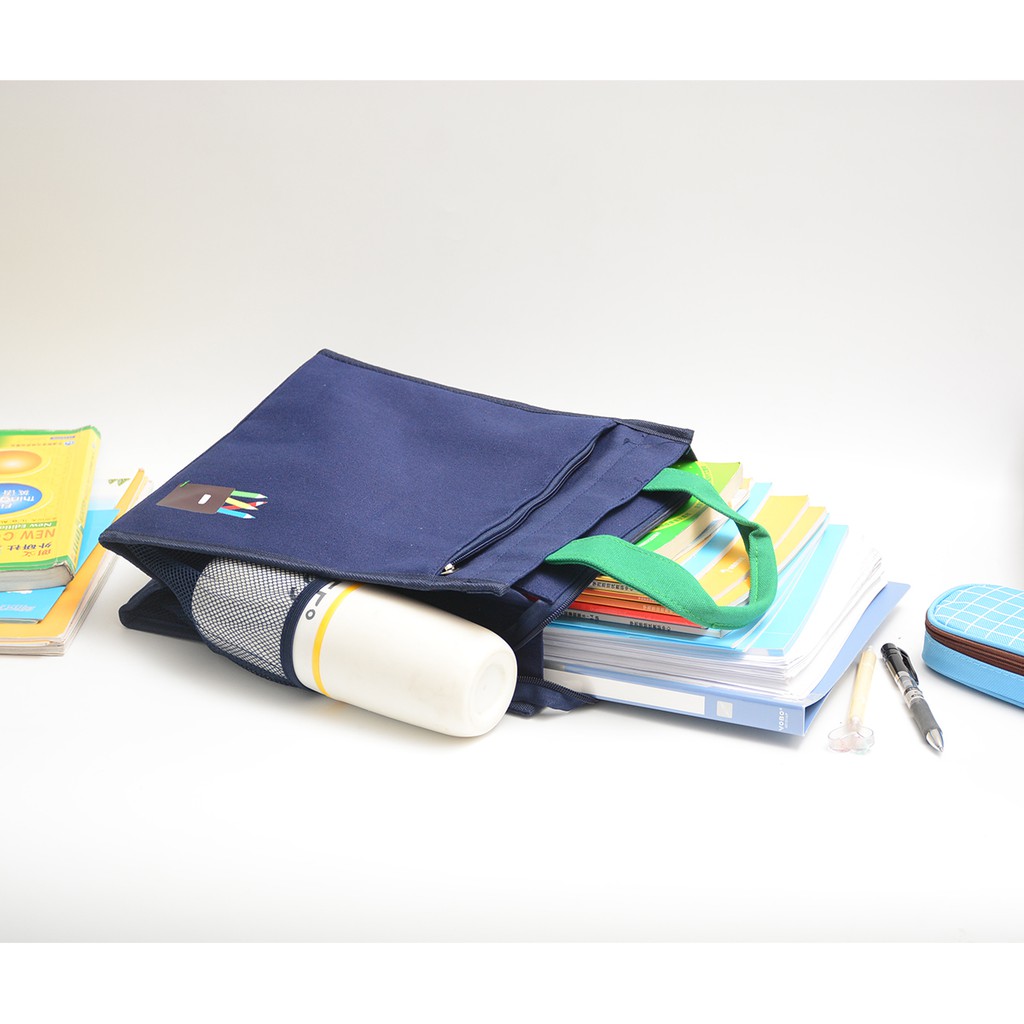 Túi tote vải túi sách nữ học sinh tiểu học túi xách túi sách chống thấm túi học phí túi xách tay đơn giản và dễ thương